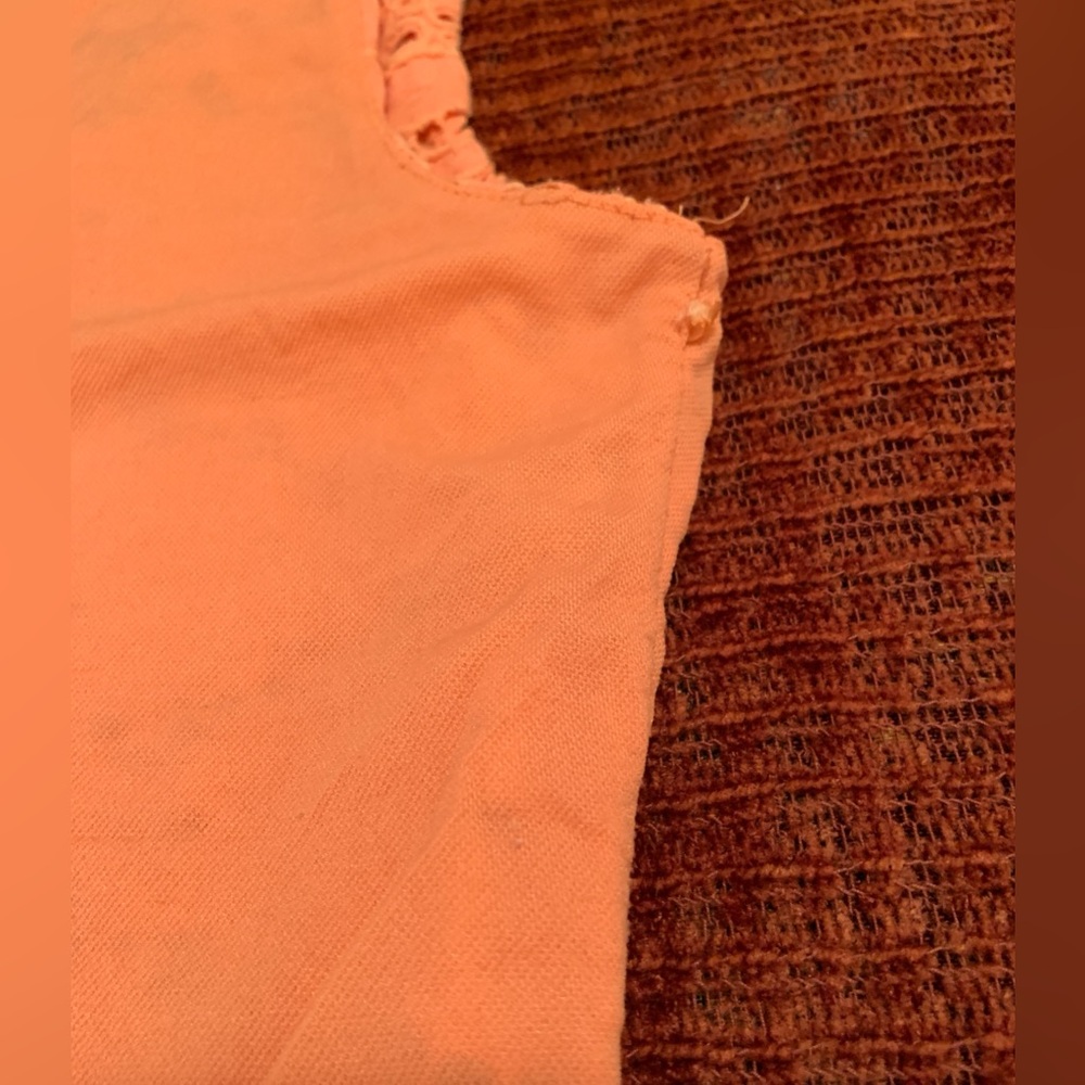 Orange Floral Tank Top - Picture 8 of 11